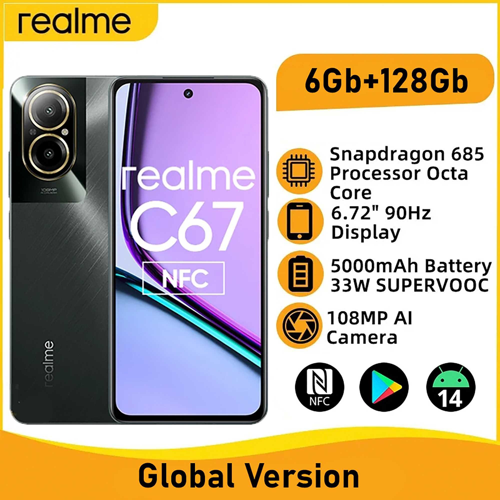 Realme C67 6/128Gb NFC