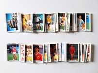 120 cromos ITALIA 90 (71 diferentes) Mabil / Euroflash | lote futebol