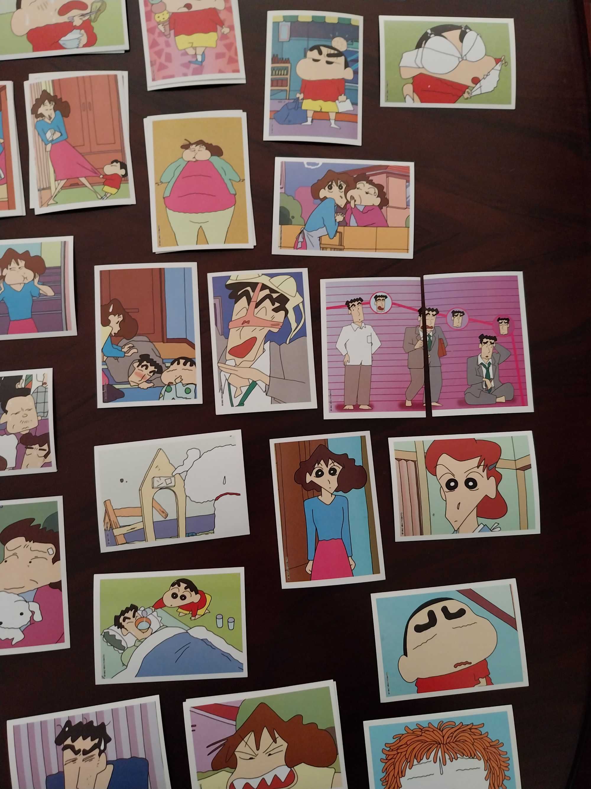 Lote 45 cromos autocolantes Shinchan, Panini, Vintage, edição limitada