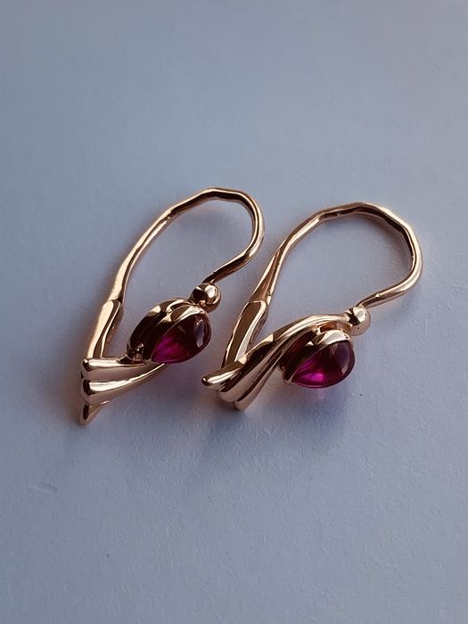 Золотые серьги 583 проба ссср