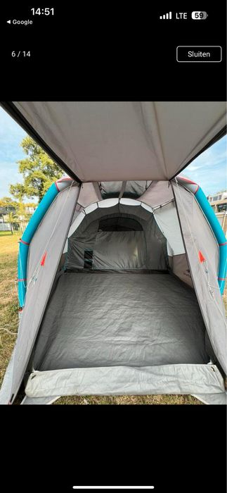 Продам палатку надувную Air Seconds 4.1 Quechua 4 местную