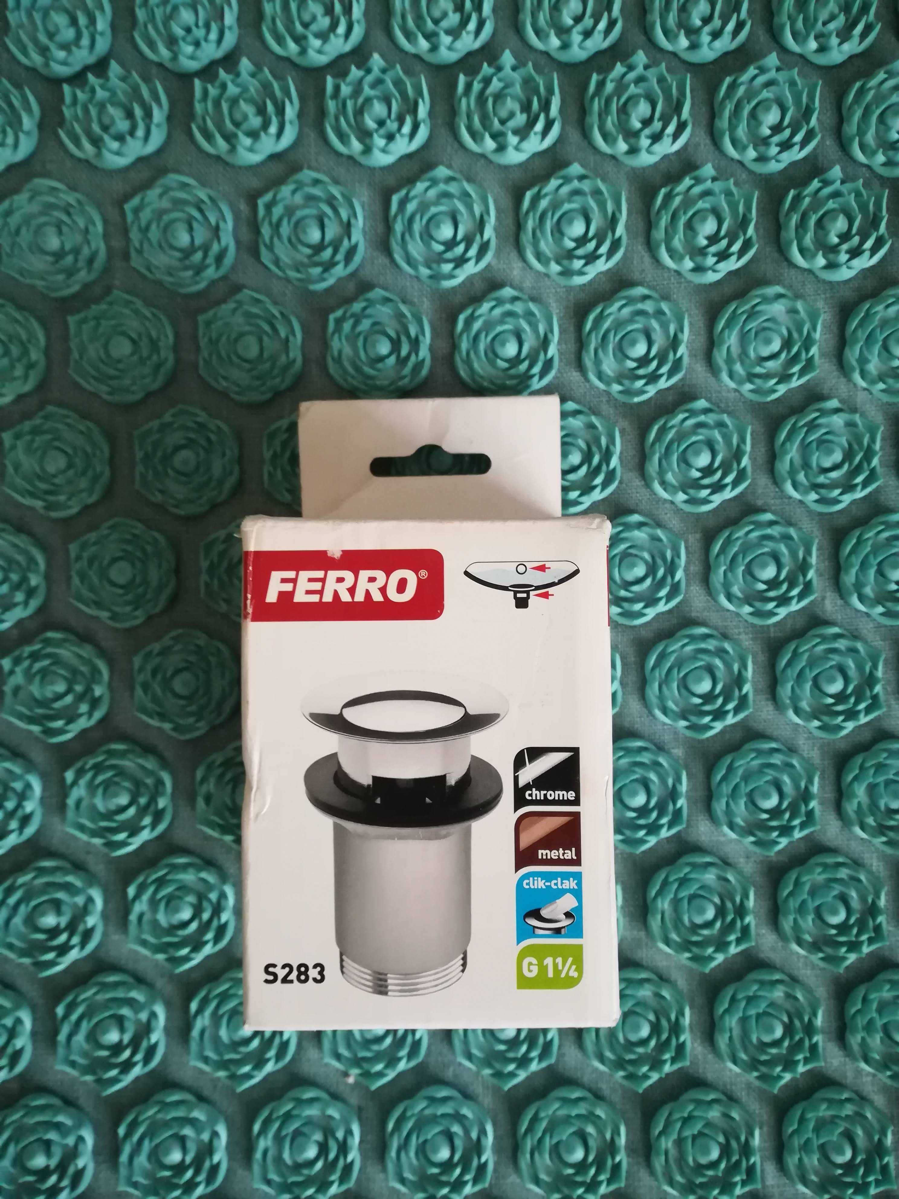 FERRO S283 Zawór spustowy uniwersalny G1 1/4 do umywalek z przelewem