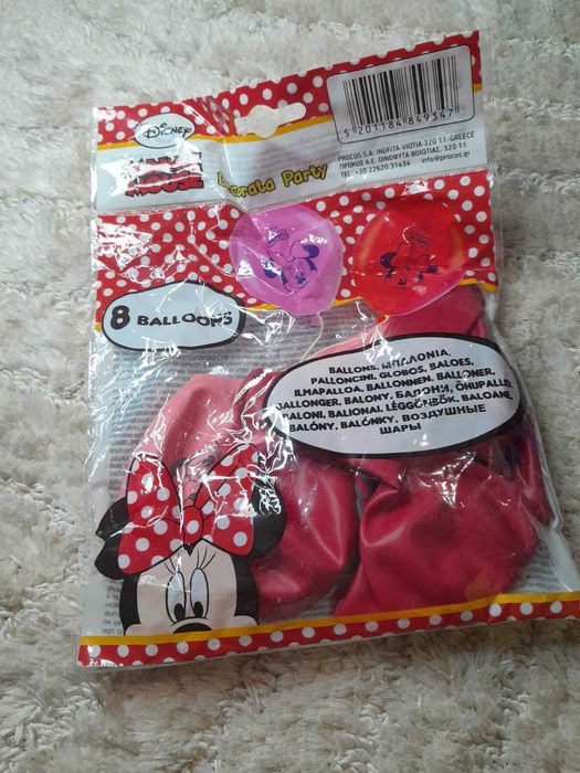 Nowe balony Myszka Minnie Wyprzedaż !! Szybka Wysyłka