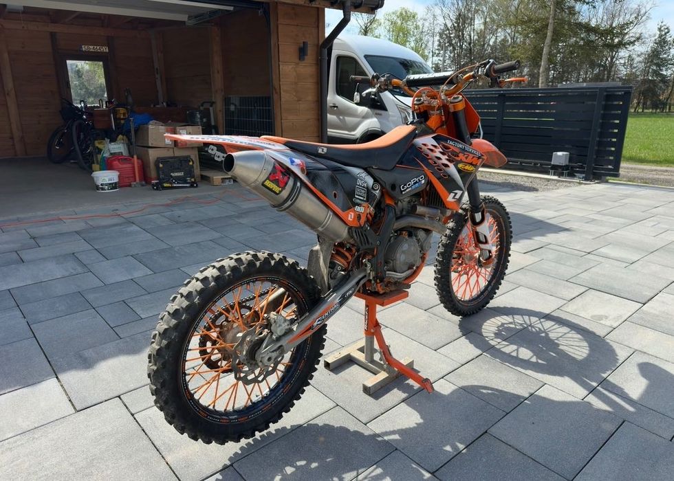 KTM SXF 450 Akropovic 2010r mało używany, po serwisie