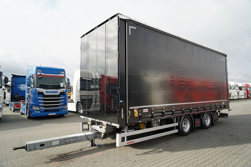 Wecon PRZYCZEPA - 7,7 M / TANDEM / PRZEJAZDOWA  / OŚ PODNOSZONA / SAF /  2023 ROK