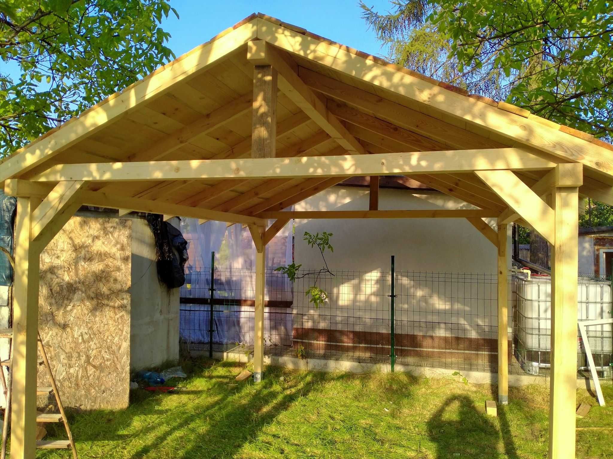 #Promocja Wiata garażowa, altana, carport 400x400 Impregnacja w cenie