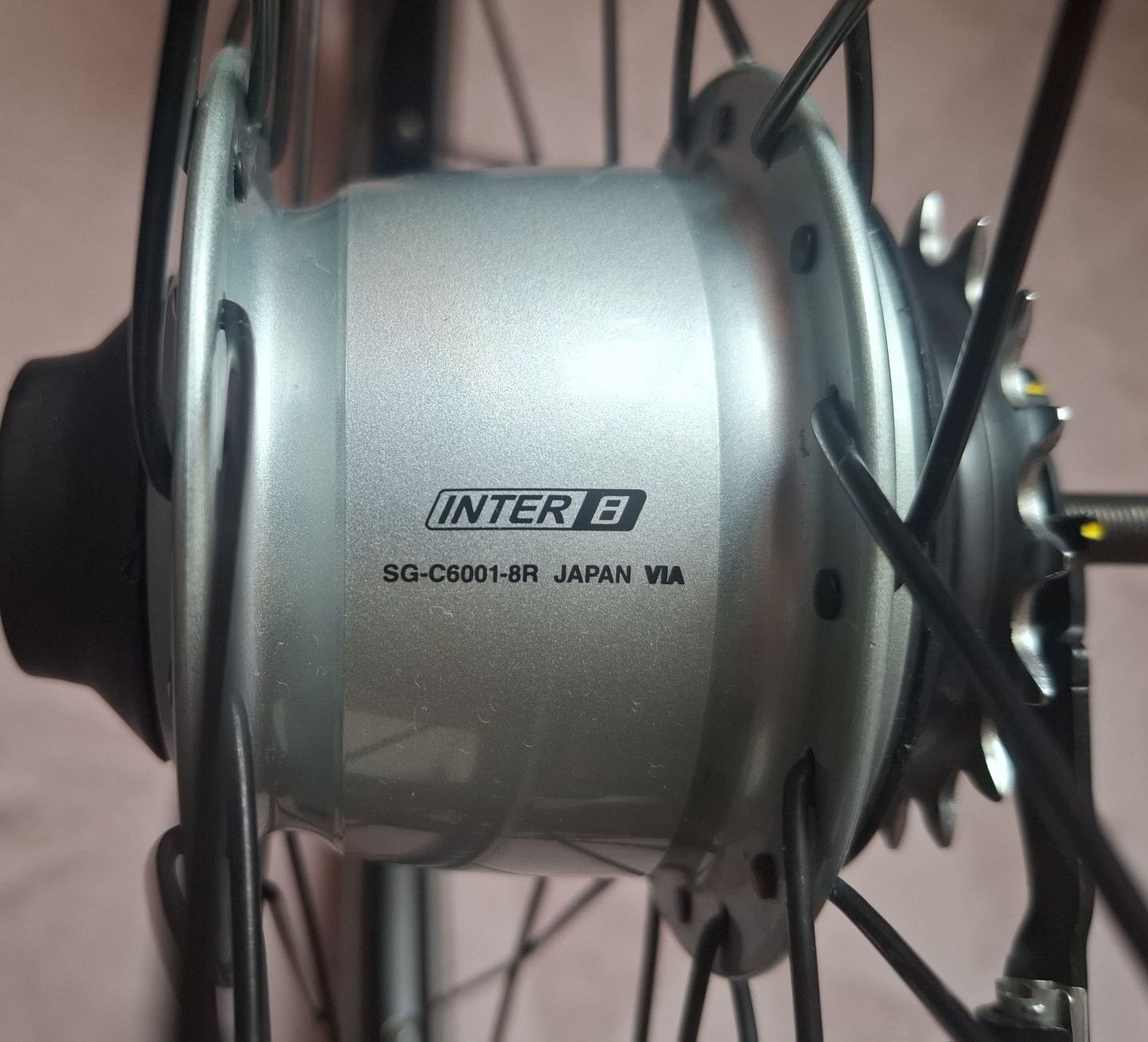 NOWY SHIMANO NEXUS SG-C6001-8R + kompletne koło z Gazelle Grenoble C8