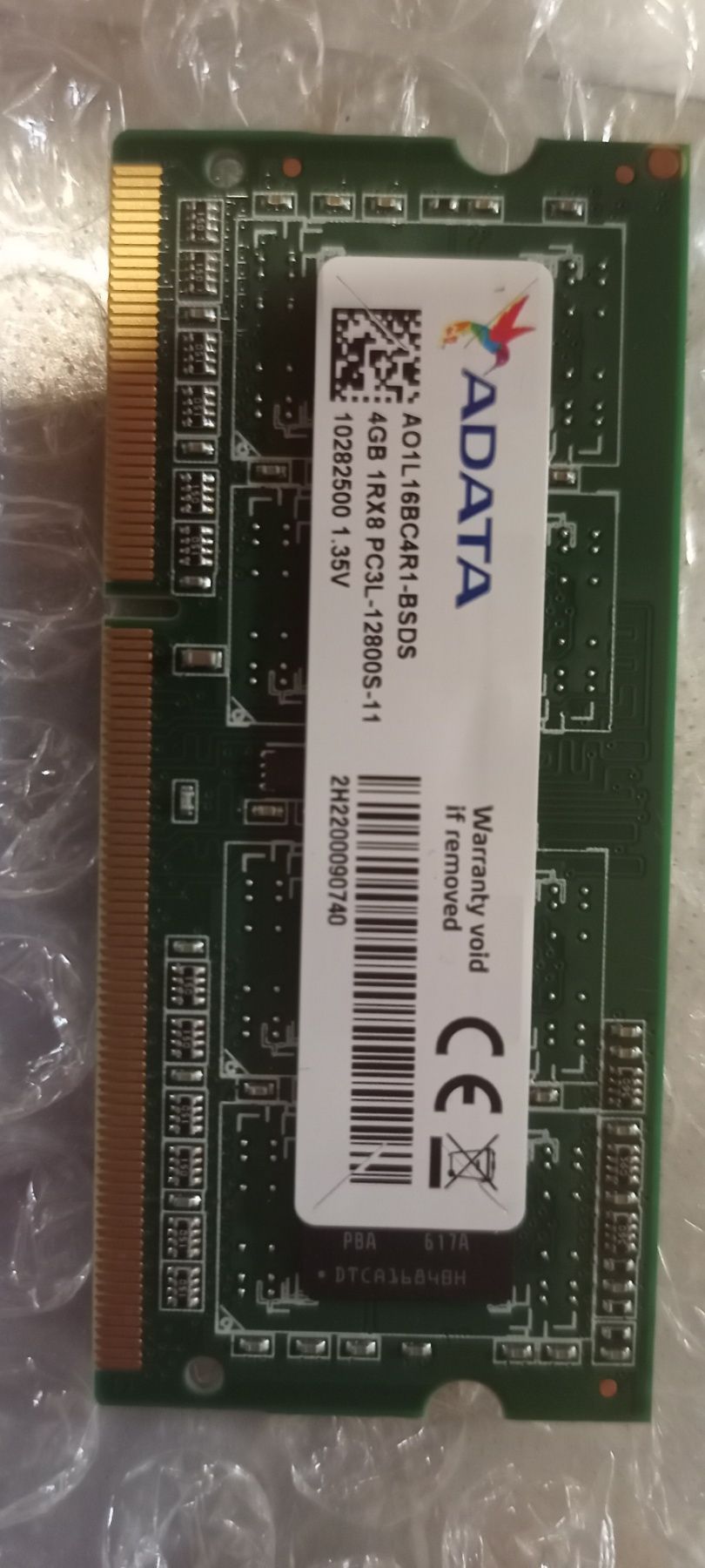 Память для ноутбука новая. 4gb  DDR3L-1600 МГц