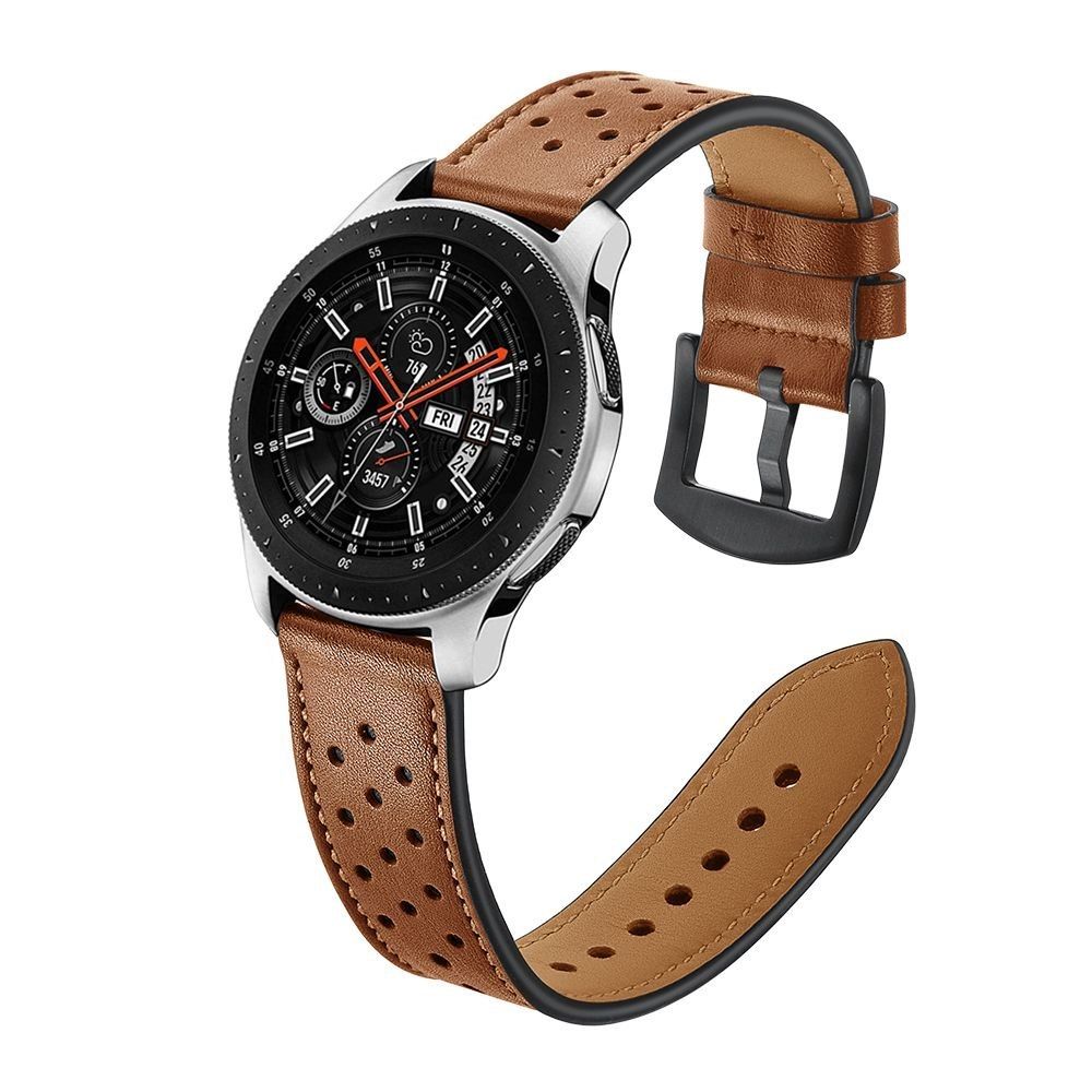 Pasek Ze Skóry Naturalnej Leather Do Samsung Galaxy Watch 46Mm Brown