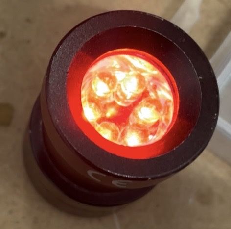 Lampka rowerowa do biegania migajaca