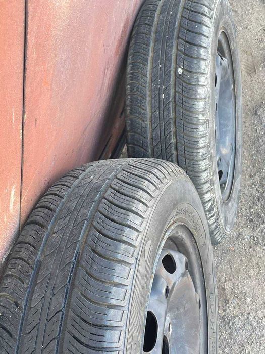 Пара колес з дисками 5 на 100 Matador на Шкода Фабия 165 70 r14