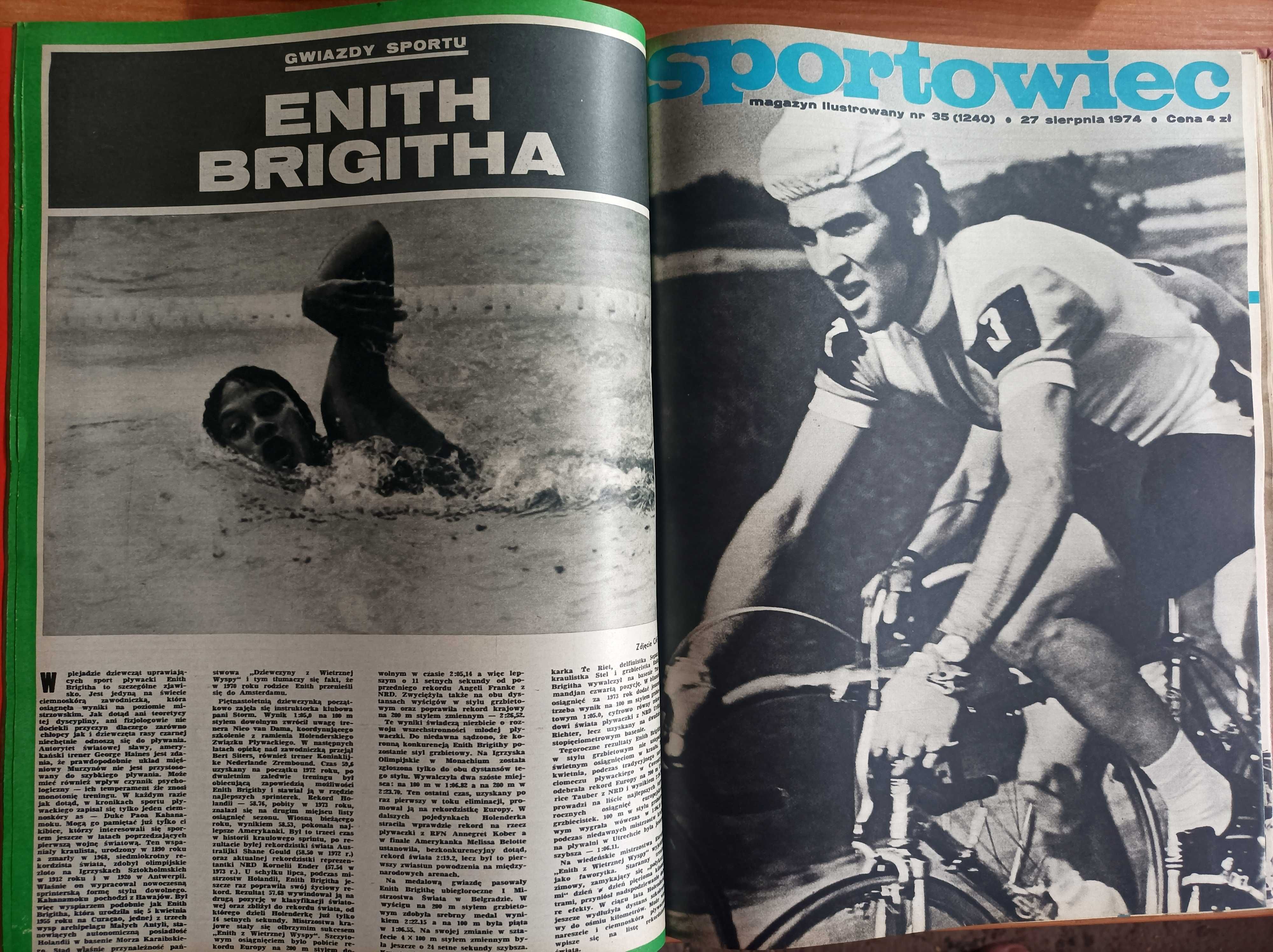 Tygodnik "Sportowiec" - rocznik 1974
