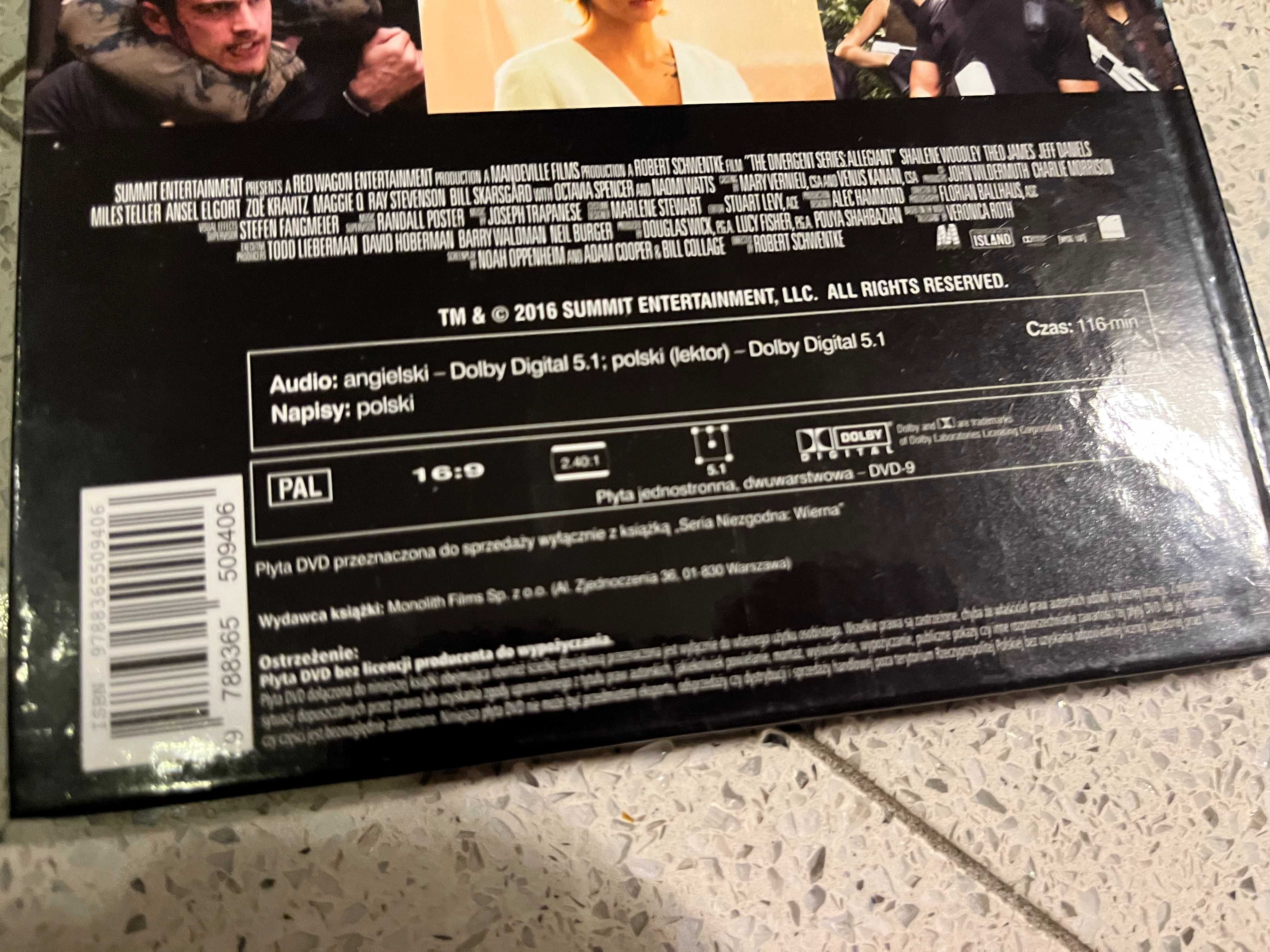 Seria Niezgodna:Wierna , Zbuntowana (2x dvd / polski lektor)