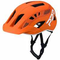 Kask Rowerowy Mtb P2R Zenero Pomarańczowo-Biały S/M