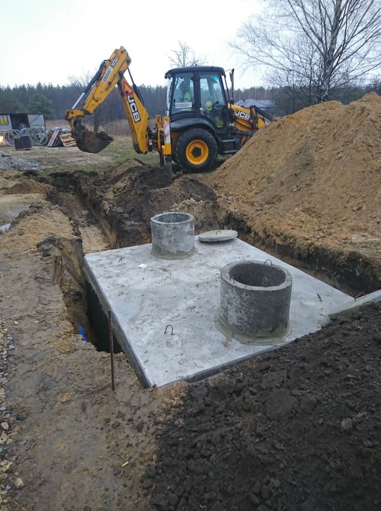Szamba szambo betonowe piwniczki zbiorniki na wodę Kraków Tarnów Tychy