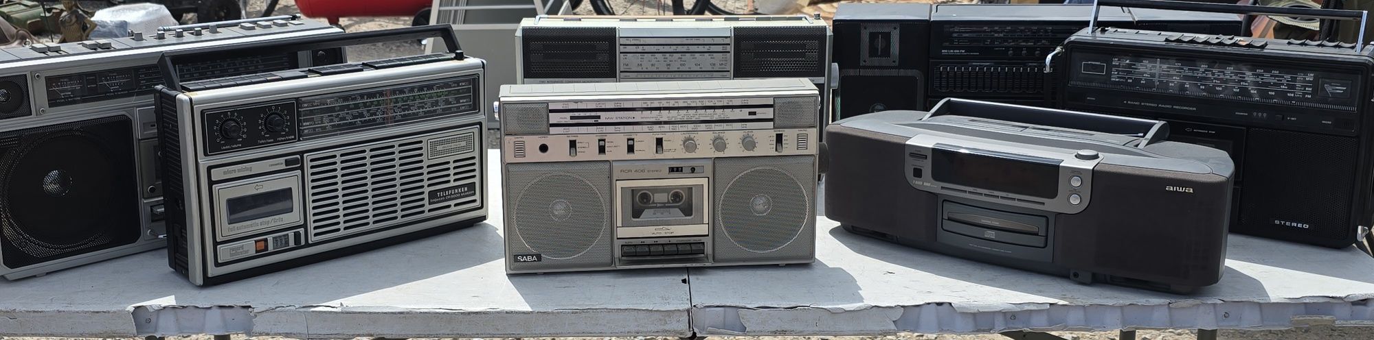 Radiomagnetofony 7 sztuk