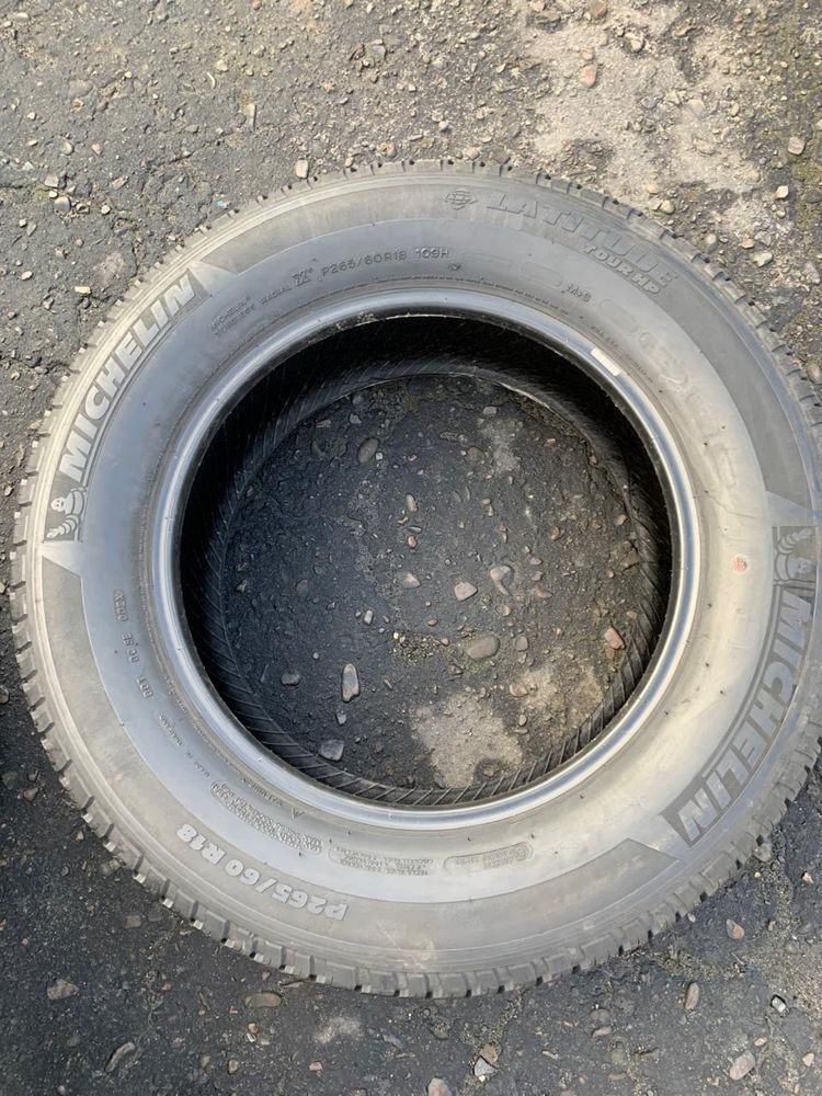 Шини 265/60 R18 Michelin літо 2022 рік,6,5 мм