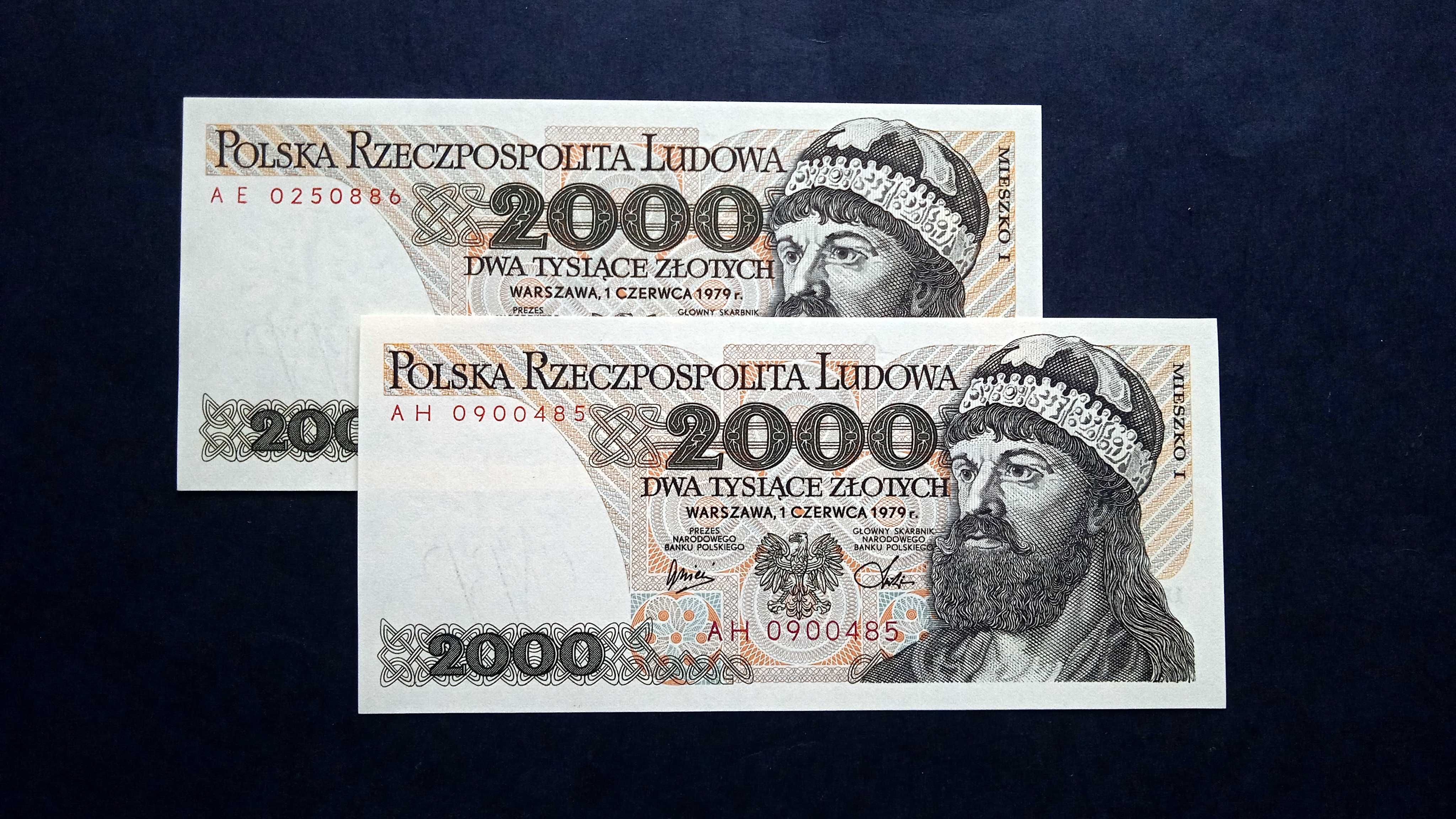 Banknot PRL 2000 zł 1979  st.1 UNC