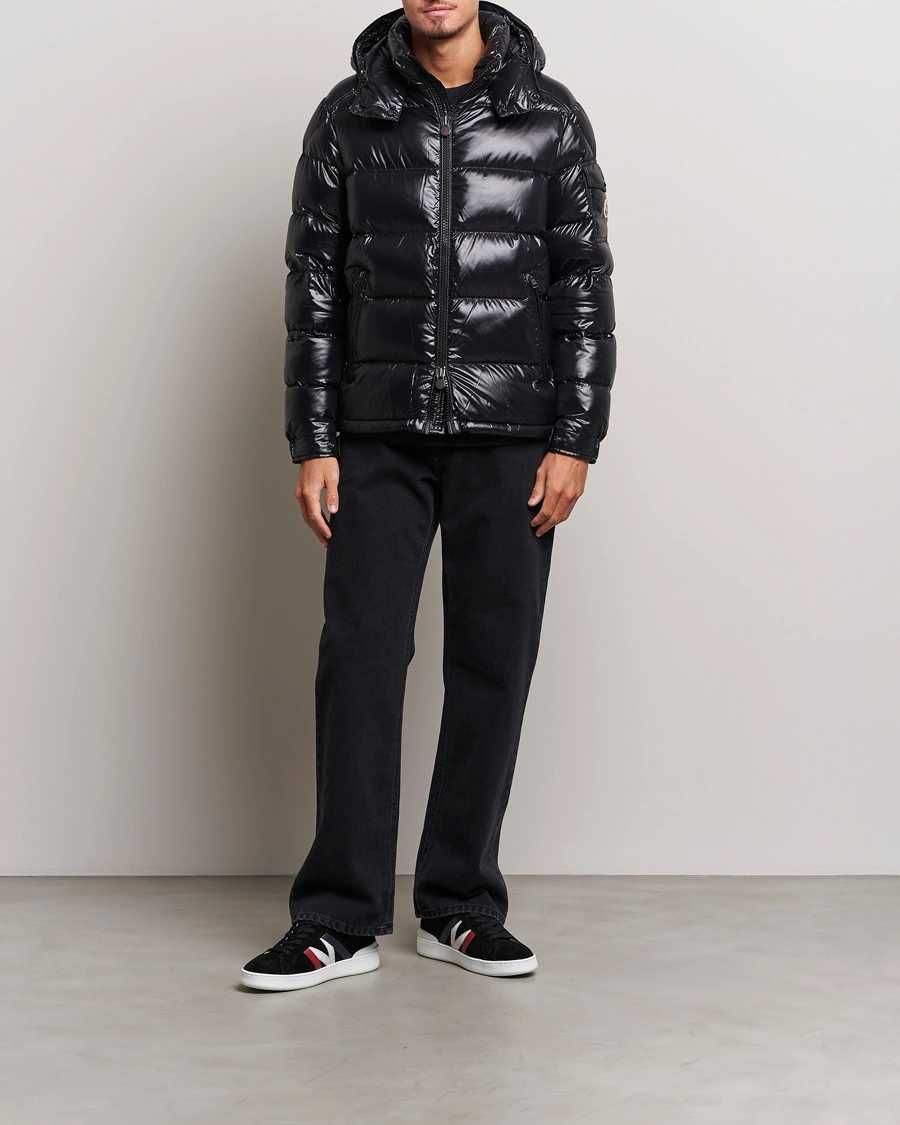 Пуховик Moncler Maya down jacket  М Чорний Оригинал