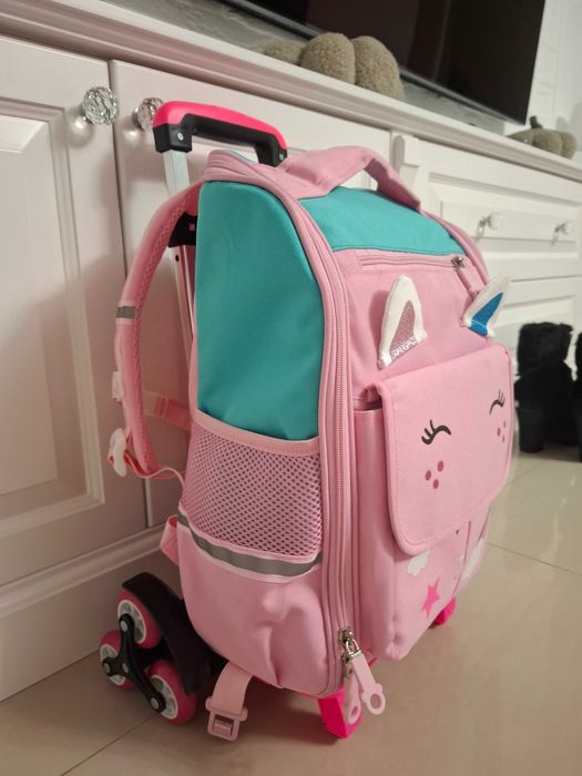 Plecak Walizka Jednorożec nowy na kółkach