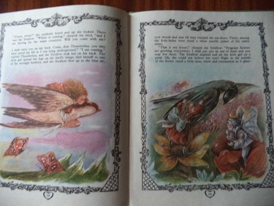 Английский язык Г. Х. Андерсен «Дюймовочка». Книга 1985г.вып.