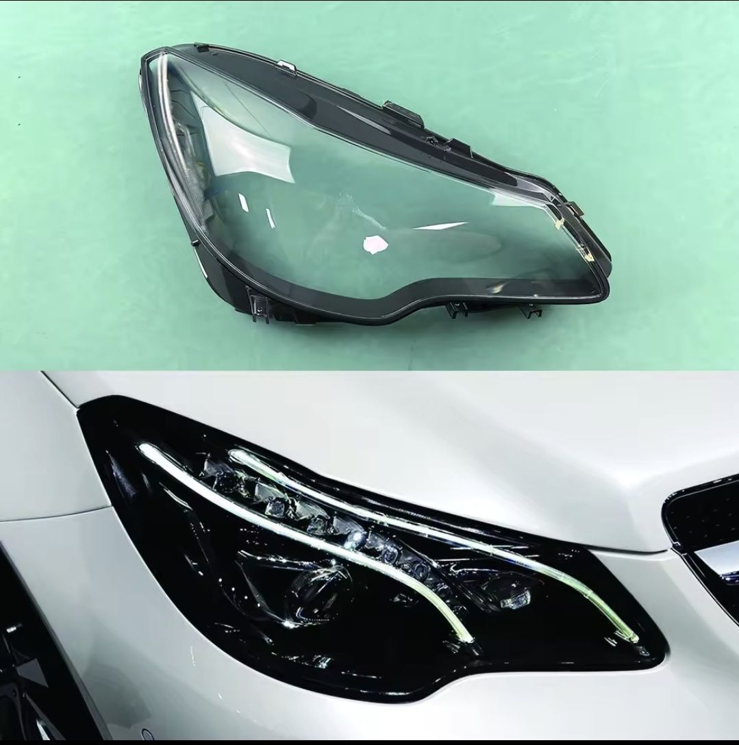 Vidro capa lente farol ótica mercedes E class coupe W207