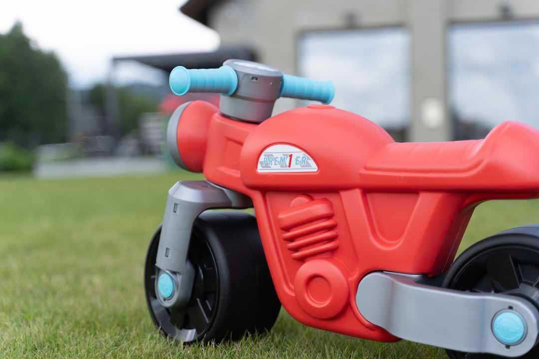 FALK Jeździk Scooter Prem1er Retro Czerwony - Vintage rowerek biegowy