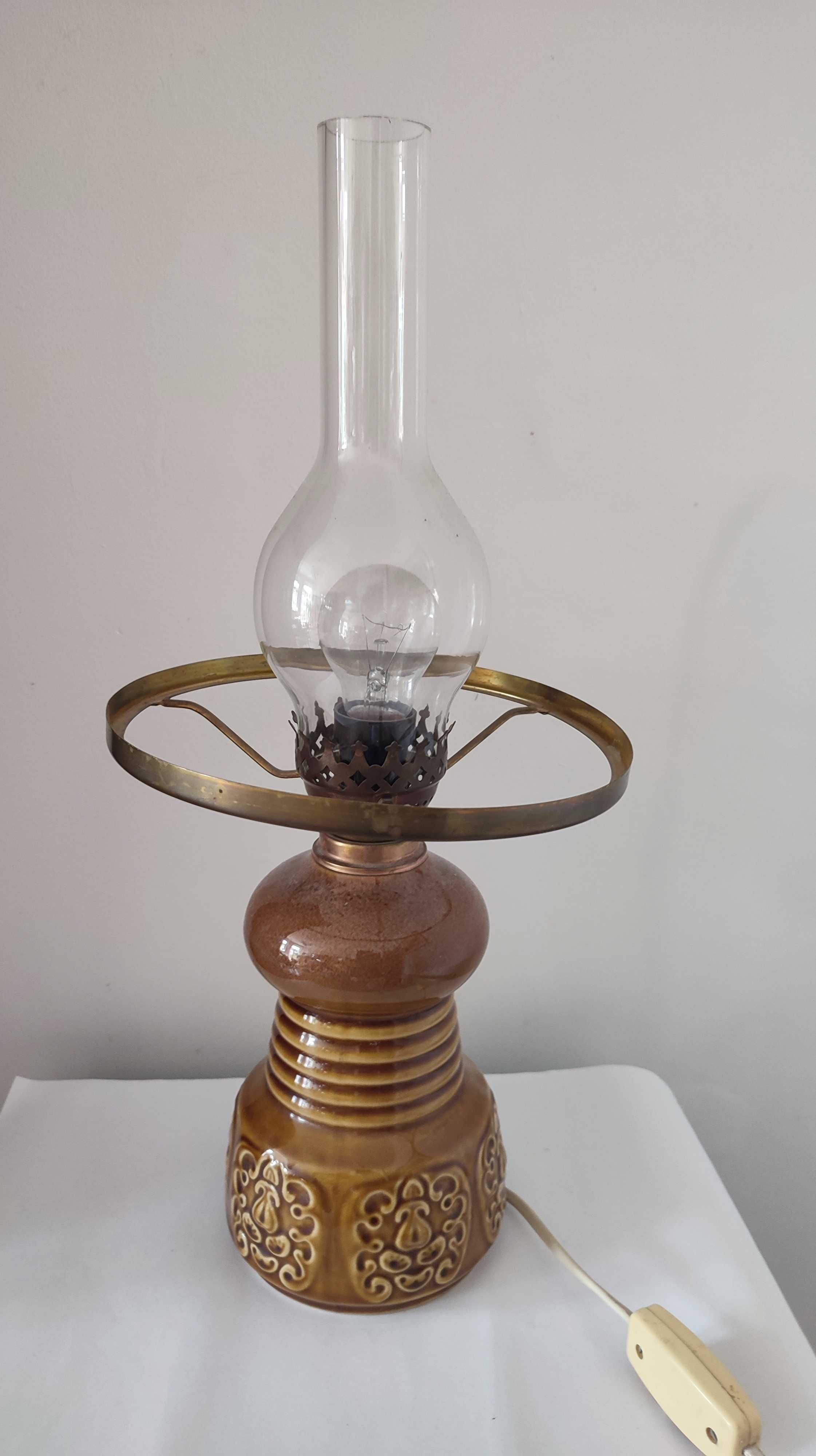 Lampa stołowa PRL Polam Wrocław