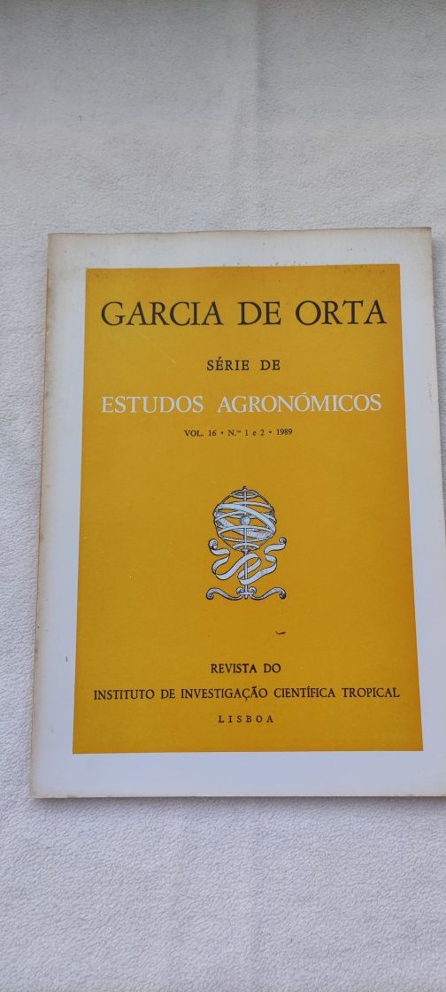 Garcia de Orta série de estudos agronómicos