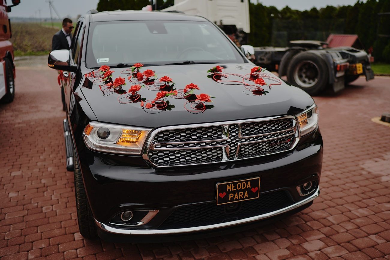 ŚLUB MARZEŃ Z DODGE DURANGO, wesela,wieczory panieńskie,komunie,roczn