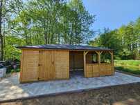 Altana wiata tarasy meble ogrodowe domki narzedziowe. TimberAltDesign