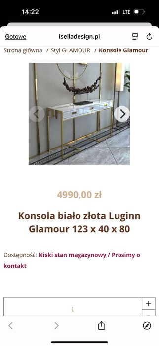 Komoda Glamour Luginn