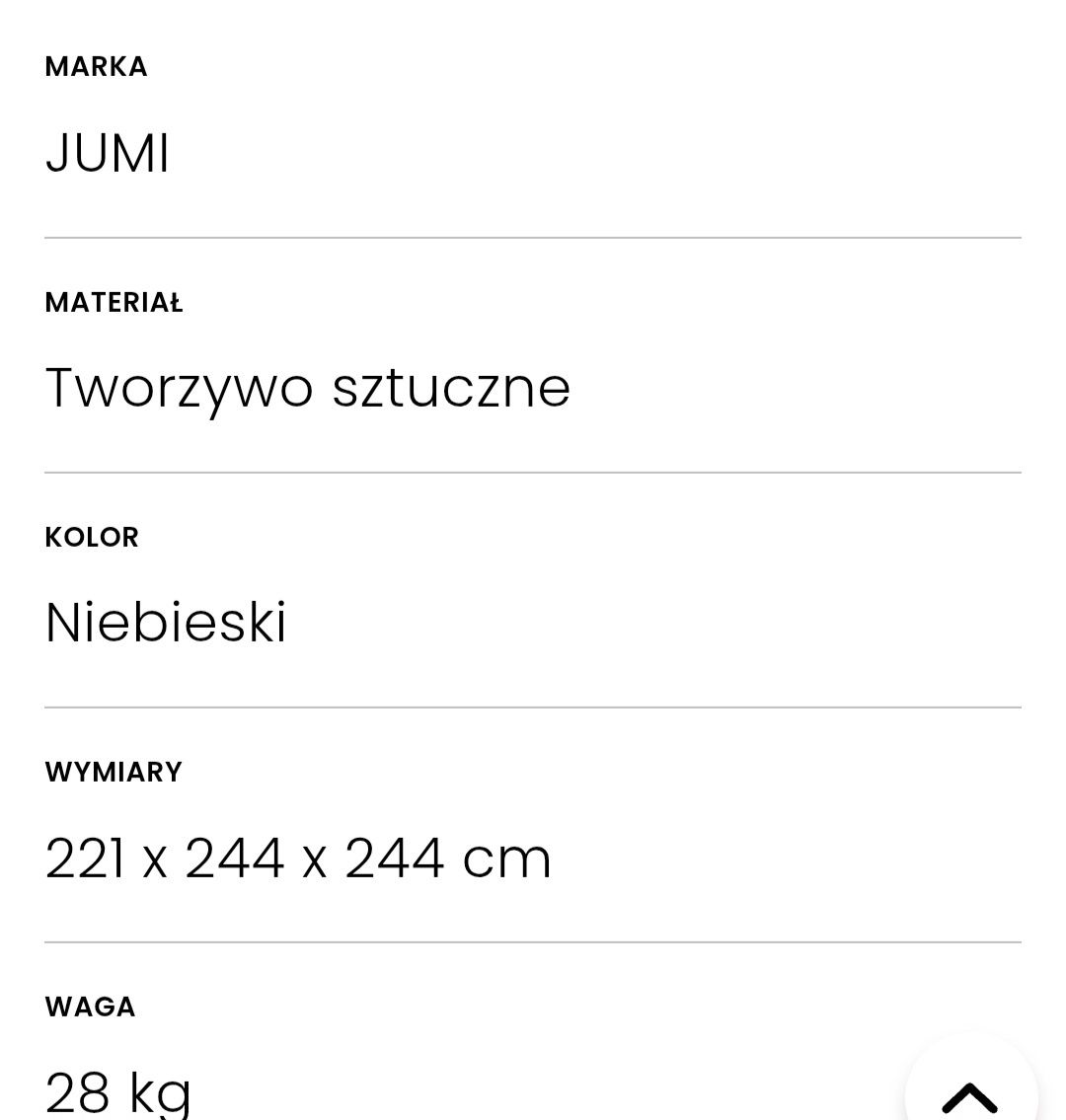 Trampolina nowa  244 cm