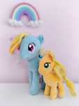 Maskotki przytulanki pluszaki My little pony Applejack Rainbow Dash