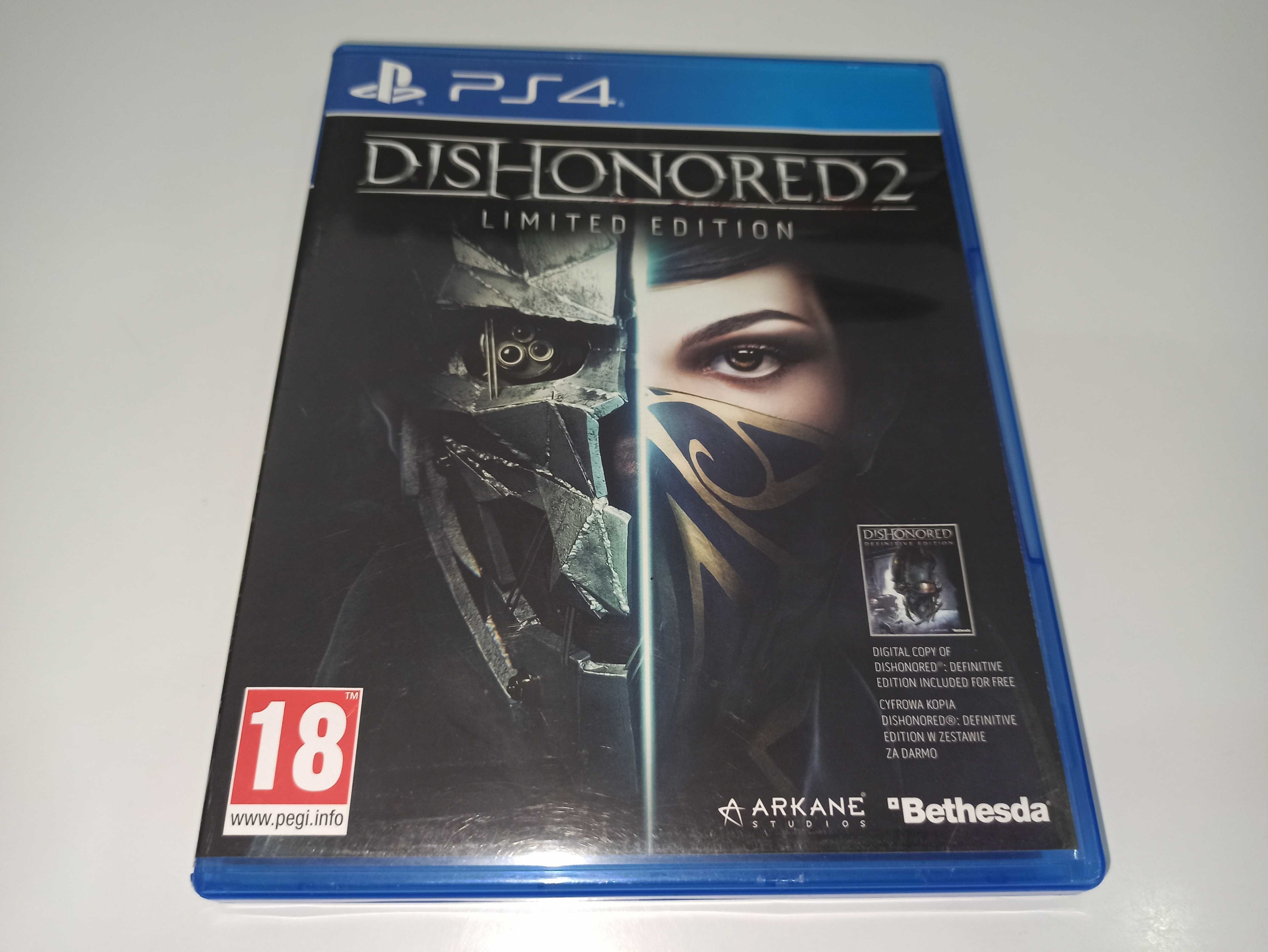 ps4 DISHONORED 2 PL postacie mówią po polsku