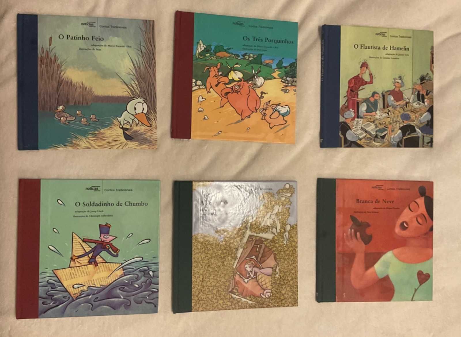 Coleção 6 livros de história infantis