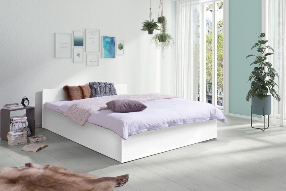 Łóżko do sypialni + Materac 160-200 Dwuosobowe kompletne NOWE