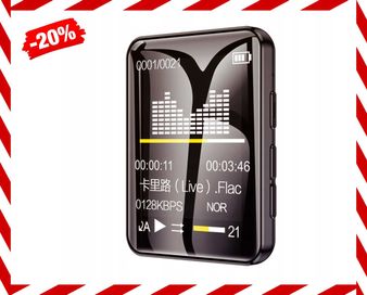 Nowoczesny Odtwarzacz MP4 8GB Dyktafon Mini BT Szpiegowski *Wyprzedaż*