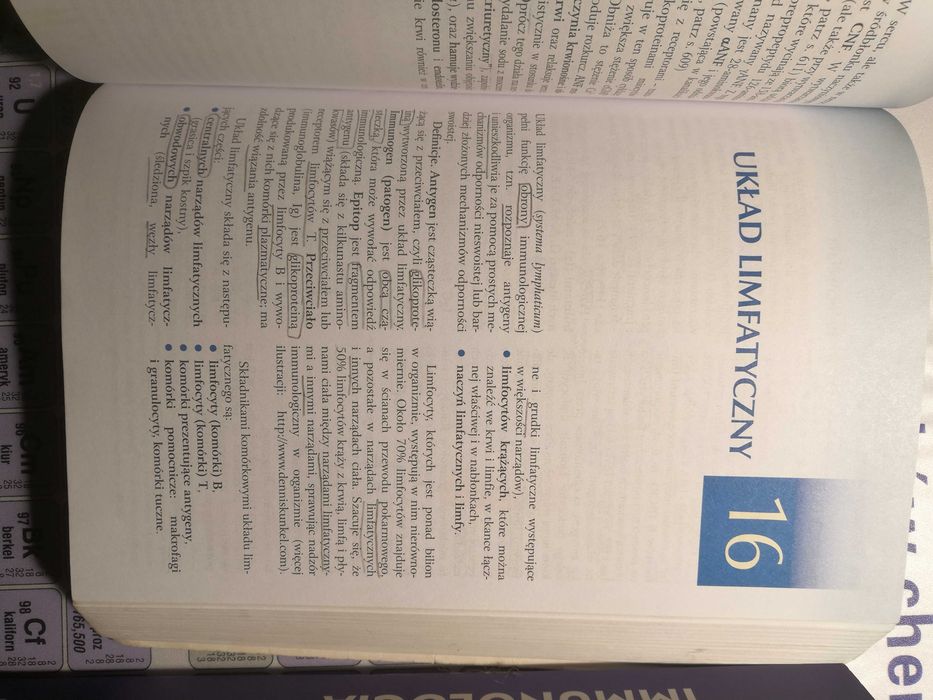 Histologia Sawicki, Immunologia Gołąb