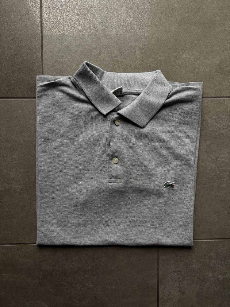 Koszulka Polo Lacoste Szara Luxury Trendy Viral