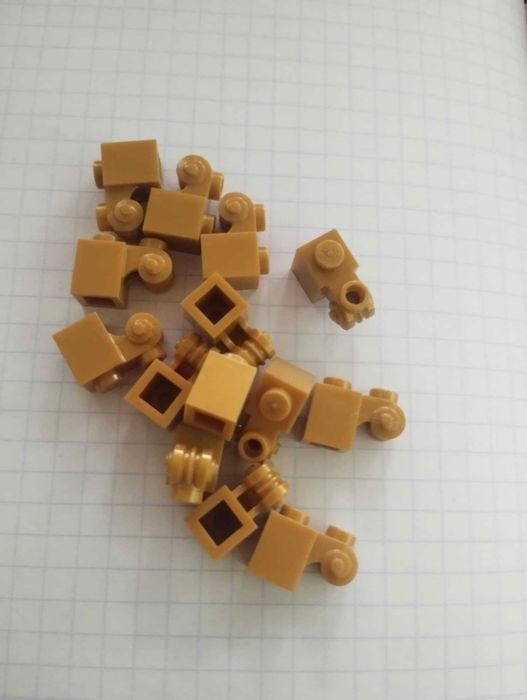 Lego 20310 Brick 1x1 ozdobny Złoty 10 szt. Nowe