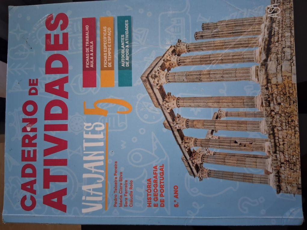 Livro de fichas história Viajantes 5° ano