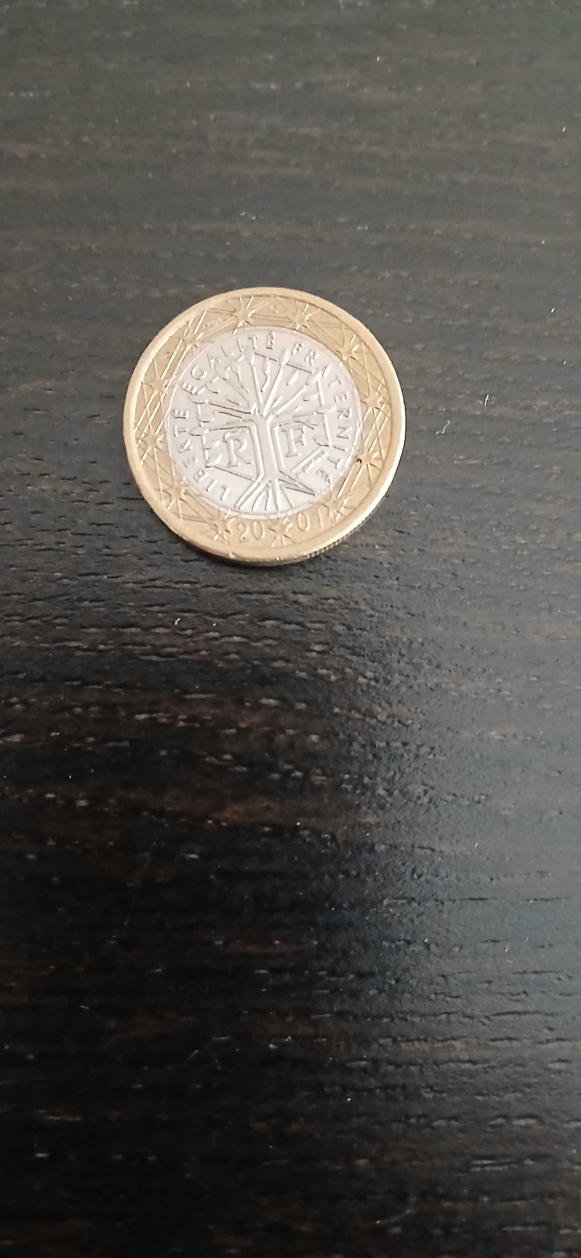 Moeda 1 € Franca BU C/ erro