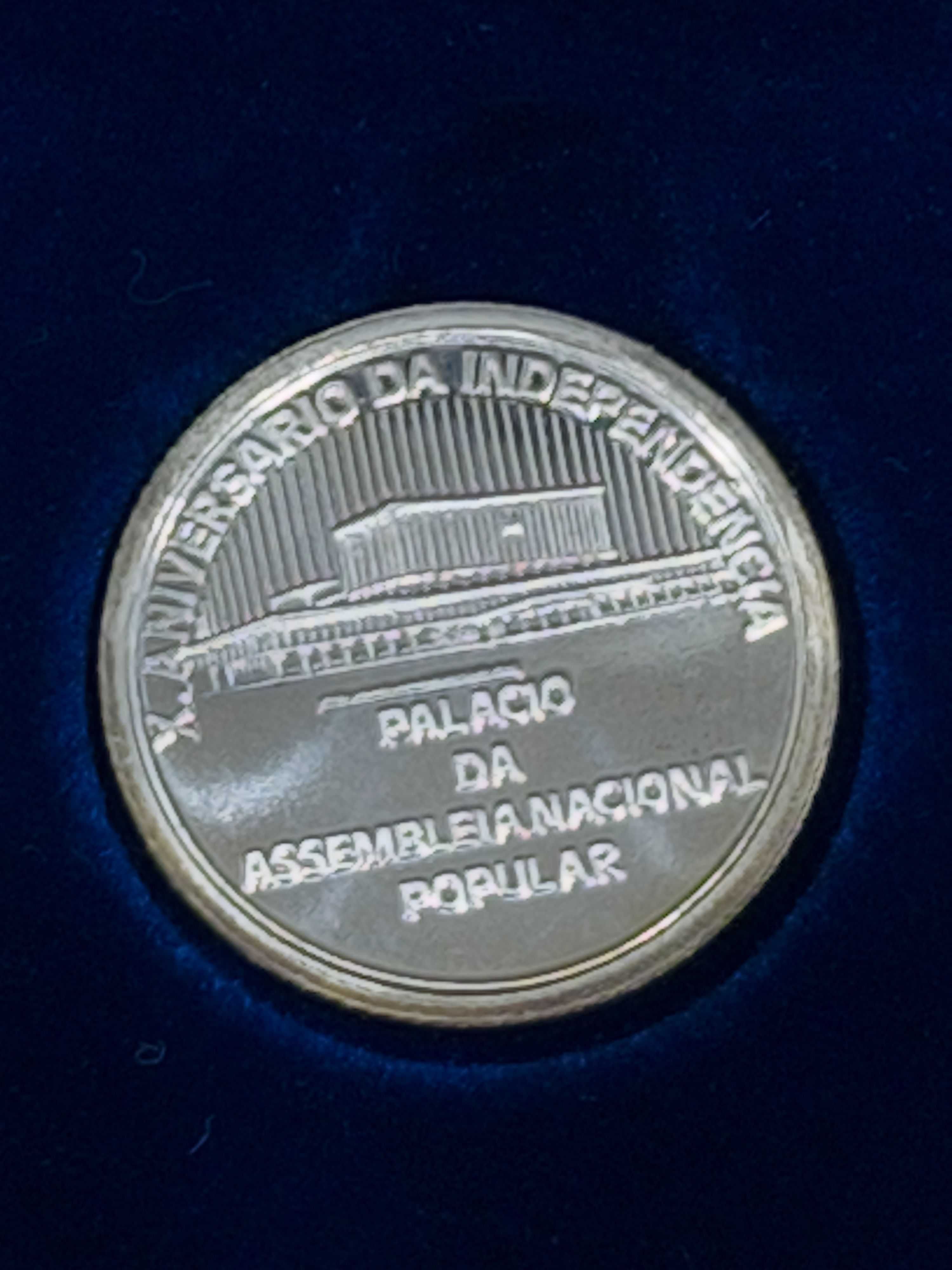 Cabo Verde 1 escudo 1985 Niepodległość Ag Proof