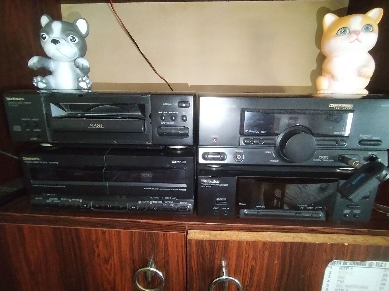 Technics SC-CH570 | Hi-Fi com avarias