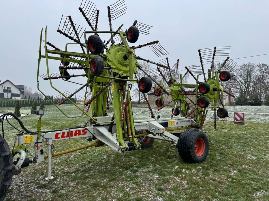 Zgrabiarka CLAAS Liner 3000 czterowirnikowa  super stan sterownik 12m