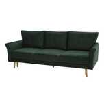 sofa Tulon butelkowa zieleń rozkładana