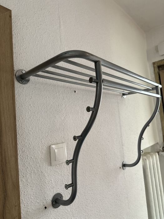 Wieszak ścienny metalowy Ikea Logga