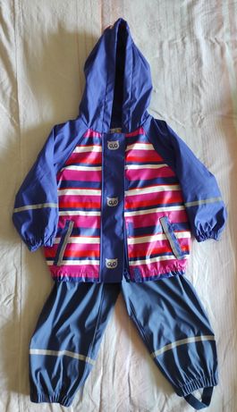 Непромокаемые курточка и штанишки Lupilu  на рост 86-92