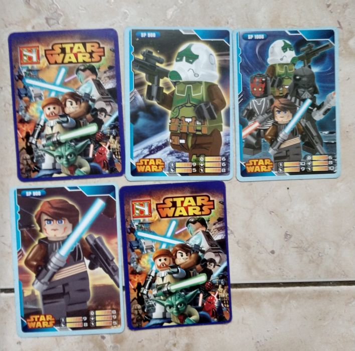 Карточки  Барни star wars